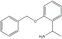 1-[2-(benzyloxy)phenyl]ethanamine 结构式
