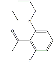 1-[2-(dipropylamino)-6-fluorophenyl]ethan-1-one 结构式