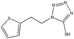 1-[2-(thiophen-2-yl)ethyl]-1H-1,2,3,4-tetrazole-5-thiol 结构式