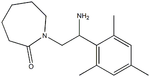 1-[2-amino-2-(2,4,6-trimethylphenyl)ethyl]azepan-2-one 结构式