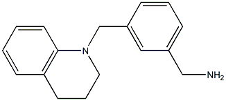 1-[3-(3,4-dihydroquinolin-1(2H)-ylmethyl)phenyl]methanamine 结构式