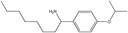 1-[4-(propan-2-yloxy)phenyl]octan-1-amine 结构式