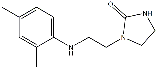 1-{2-[(2,4-dimethylphenyl)amino]ethyl}imidazolidin-2-one 结构式