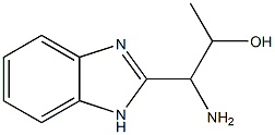 1-amino-1-(1H-1,3-benzodiazol-2-yl)propan-2-ol 结构式