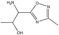 1-amino-1-(3-methyl-1,2,4-oxadiazol-5-yl)propan-2-ol 结构式