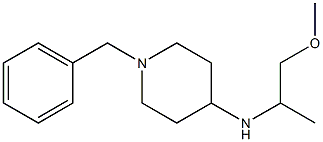 1-benzyl-N-(1-methoxypropan-2-yl)piperidin-4-amine 结构式