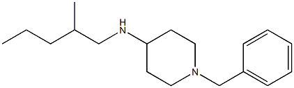1-benzyl-N-(2-methylpentyl)piperidin-4-amine 结构式