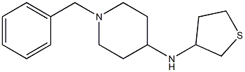1-benzyl-N-(thiolan-3-yl)piperidin-4-amine 结构式