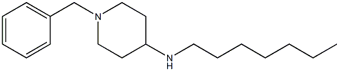 1-benzyl-N-heptylpiperidin-4-amine 结构式