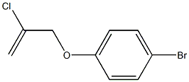 1-bromo-4-[(2-chloroprop-2-enyl)oxy]benzene 结构式