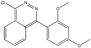 1-chloro-4-(2,4-dimethoxyphenyl)phthalazine 结构式