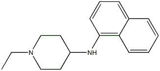 1-ethyl-N-(naphthalen-1-yl)piperidin-4-amine 结构式