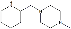 1-methyl-4-(piperidin-2-ylmethyl)piperazine 结构式