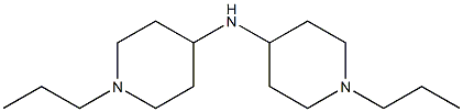 1-propyl-N-(1-propylpiperidin-4-yl)piperidin-4-amine 结构式