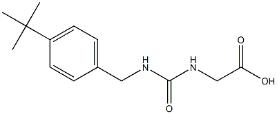 2-({[(4-tert-butylphenyl)methyl]carbamoyl}amino)acetic acid 结构式