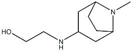 2-({8-methyl-8-azabicyclo[3.2.1]octan-3-yl}amino)ethan-1-ol 结构式