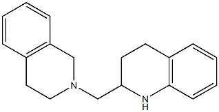 2-(1,2,3,4-tetrahydroisoquinolin-2-ylmethyl)-1,2,3,4-tetrahydroquinoline 结构式