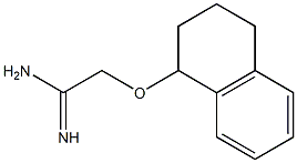 2-(1,2,3,4-tetrahydronaphthalen-1-yloxy)ethanimidamide 结构式