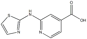 2-(1,3-thiazol-2-ylamino)pyridine-4-carboxylic acid 结构式