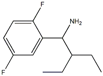 2-(1-amino-2-ethylbutyl)-1,4-difluorobenzene 结构式