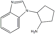 2-(1H-benzimidazol-1-yl)cyclopentanamine 结构式