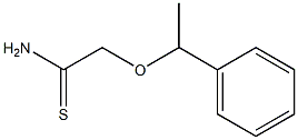 2-(1-phenylethoxy)ethanethioamide 结构式
