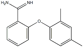 2-(2,4-dimethylphenoxy)benzene-1-carboximidamide 结构式