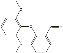 2-(2,6-dimethoxyphenoxy)benzaldehyde 结构式