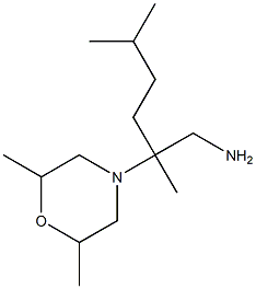 2-(2,6-dimethylmorpholin-4-yl)-2,5-dimethylhexan-1-amine 结构式