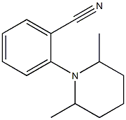 2-(2,6-dimethylpiperidin-1-yl)benzonitrile 结构式
