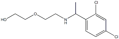 2-(2-{[1-(2,4-dichlorophenyl)ethyl]amino}ethoxy)ethan-1-ol 结构式