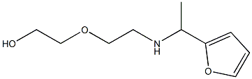 2-(2-{[1-(furan-2-yl)ethyl]amino}ethoxy)ethan-1-ol 结构式