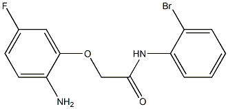 2-(2-amino-5-fluorophenoxy)-N-(2-bromophenyl)acetamide 结构式