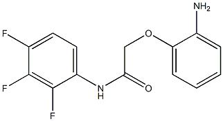 2-(2-aminophenoxy)-N-(2,3,4-trifluorophenyl)acetamide 结构式