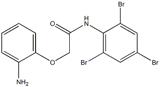 2-(2-aminophenoxy)-N-(2,4,6-tribromophenyl)acetamide 结构式