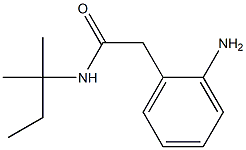 2-(2-aminophenyl)-N-(1,1-dimethylpropyl)acetamide 结构式