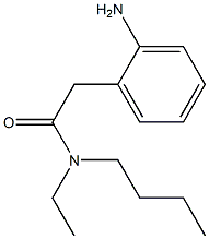 2-(2-aminophenyl)-N-butyl-N-ethylacetamide 结构式