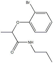 2-(2-bromophenoxy)-N-propylpropanamide 结构式