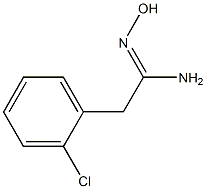 2-(2-chlorophenyl)-N'-hydroxyethanimidamide 结构式