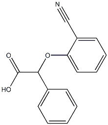 2-(2-cyanophenoxy)-2-phenylacetic acid 结构式