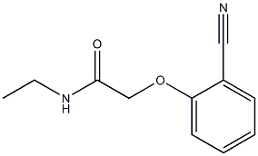 2-(2-cyanophenoxy)-N-ethylacetamide 结构式