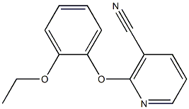 2-(2-ethoxyphenoxy)nicotinonitrile 结构式
