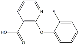 2-(2-fluorophenoxy)nicotinic acid 结构式