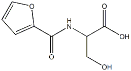 2-(2-furoylamino)-3-hydroxypropanoic acid 结构式