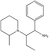 2-(2-methylpiperidin-1-yl)-1-phenylbutan-1-amine 结构式