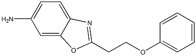 2-(2-phenoxyethyl)-1,3-benzoxazol-6-amine 结构式