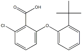 2-(2-tert-butylphenoxy)-6-chlorobenzoic acid 结构式