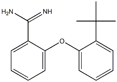 2-(2-tert-butylphenoxy)benzene-1-carboximidamide 结构式