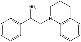 2-(3,4-dihydroquinolin-1(2H)-yl)-1-phenylethanamine 结构式