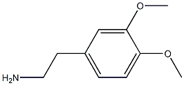 2-(3,4-dimethoxyphenyl)ethan-1-amine 结构式